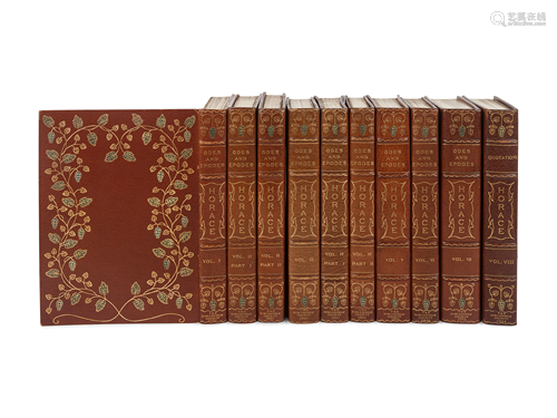 [BINDINGS]. HORACE (65-8 B.C.). The …