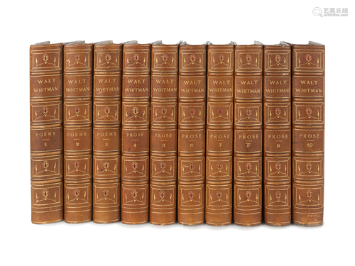 [BINDINGS]. WHITMAN, Walt (1819-1…