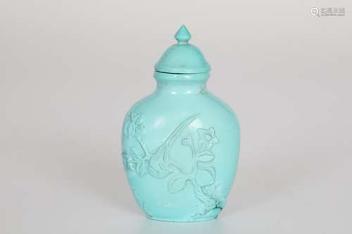 20th Turquoise snuff bottle