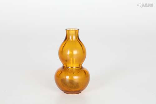 19th Glass gourd snuff bottle