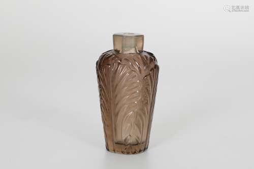 19th Crystal snuff bottle