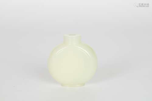 19th Hotan Jade Snuff Bottle