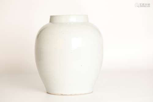 Jiajing  Tian White Glaze Jar