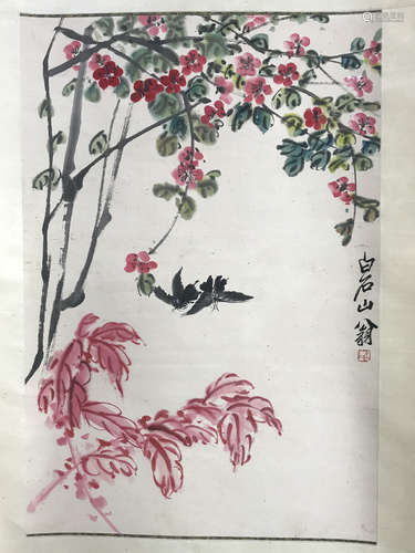 Qi Baishi, flower illustration