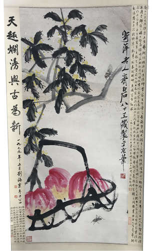 Qi Baishi, Shou Taotu, Duoba