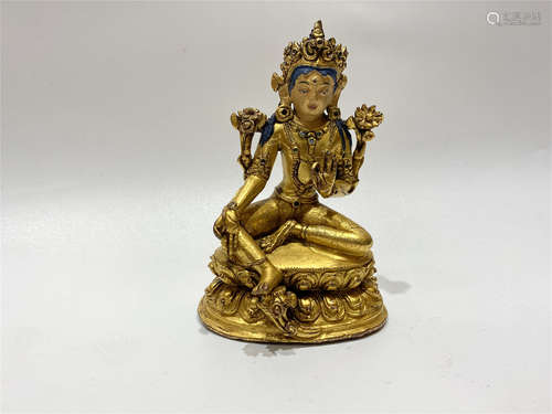 Qing Green Tara Buddha