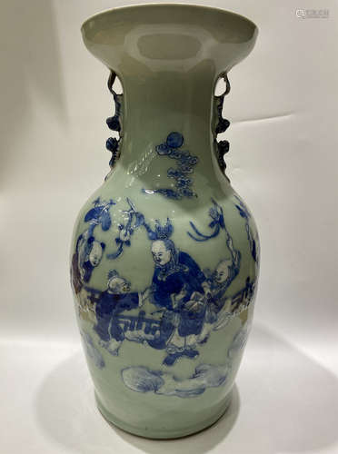 Jiaqing,，Douqing vase