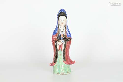 Pastel Glaze Nanhai Guanyin