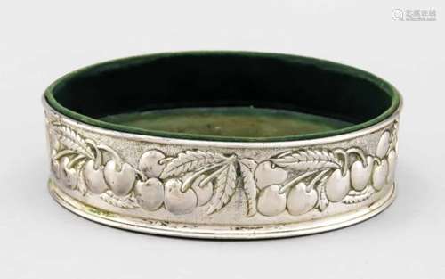 Oval serving bowl, Italy, 1st half of the 20th century, hallmarked Carlo Masini, Florence,silver