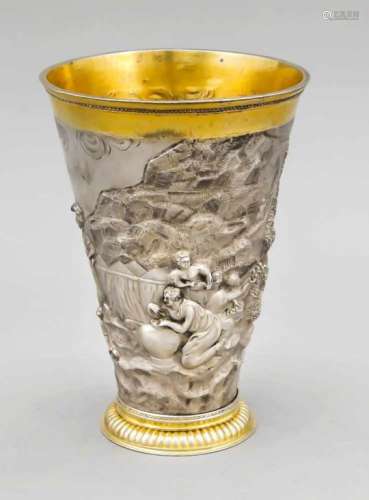 Large beaker, Russia/Finland, 2nd half of the 18th century, city mark Wiborg, hallmarkedprobably