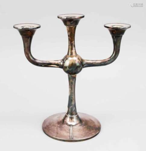 Candlestick, Norway, end of the 20th century, designed by Karl J. Ottesen, silver 830/000,round
