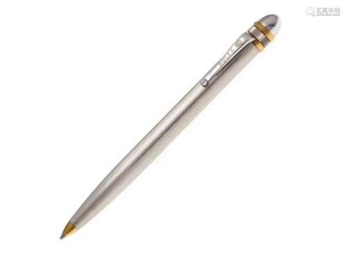 Rolex ballpoint pen steel / gold, L. 142 mm, 67.3 gRolex Kugelschreiber Stahl/Gold, L. 142 mm, 67,