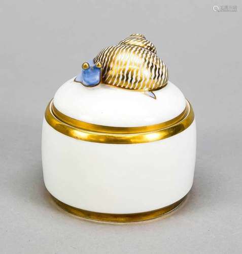 Art Nouveau lidded box, Hutschenreuther, Selb, art department, from 1919 - approx. 1928,in addition: