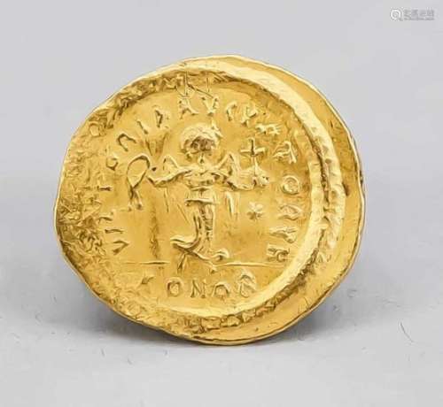 Kleine Goldmünze, griechisch?, D. 1,6 cm