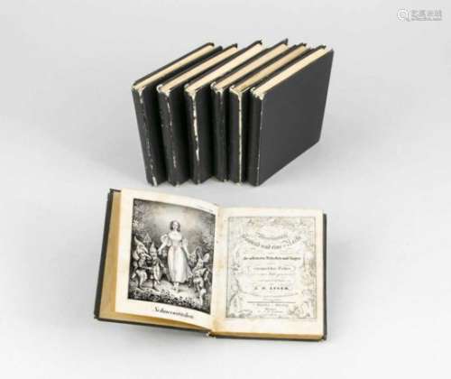 7 Bände Tausend und eine Nacht, Dresden 1838, hrsg. von J. P. Lyser. Mit Gebrauchsspuren,aber