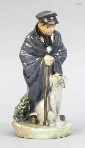 Shepherd with dog, Royal Copenhagen, brand 1975-79, 1st quality, designed by ChristianThompsen,