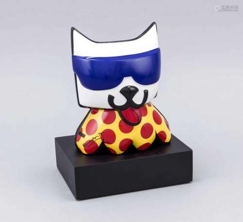 La Cat, 21. Jh., Goebel, Artis Orbis, Romero Britto, Neo-Pop-Art-Künstler, (geb. 1963Recife/