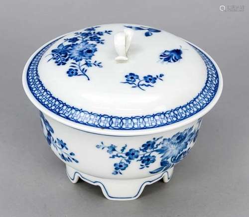 Art Deco lidded box, Meissen, mark after 1934, 1st quality, form model by Paul Börner,model year: