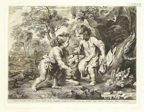 Cornelius Galle (1576-1650) after Peter Paul Rubens (1577-1640), The young Christ with