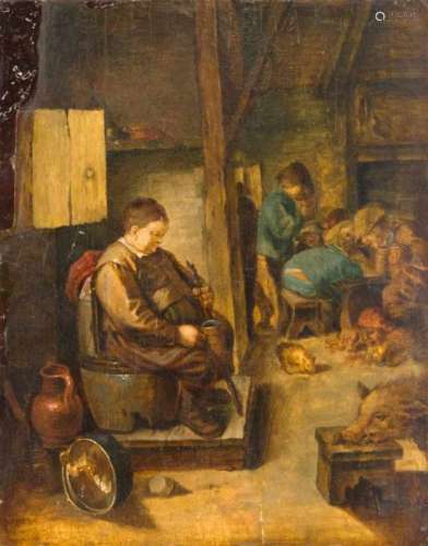 Dutch genre painter to succeed Adriaen van Ostade (1610-1685) and David Teniers(1610-1690). u.
