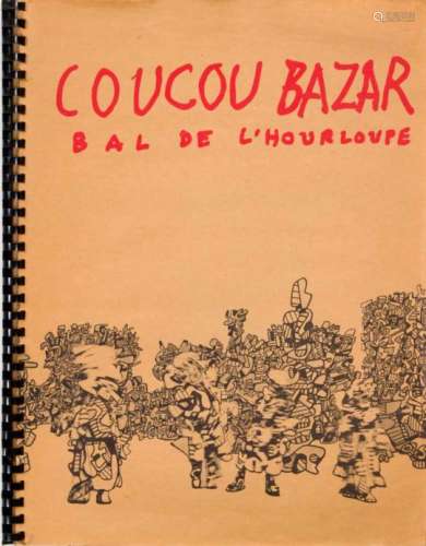 Jean Dubuffet (1901-1985), ''Coucou Bazar, bal de l'hourloupe. An animated painting by JeanDubuffet.
