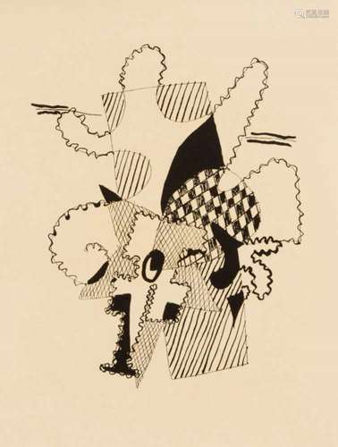 Pablo Picasso (1881-1973): Helene chez archimedes. Lithograph by Georges Aubert, Paris1955. Motif