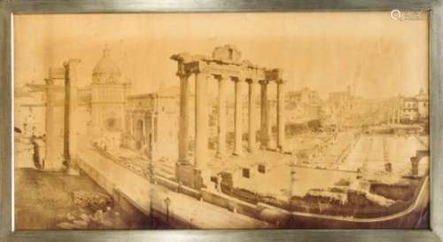 Domenico Anderson (1854-1939), Italian photographer, monumental panorama of the RomanForum in