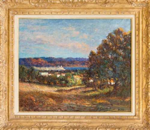 A. Grosclaude, impressionist around 1930, probably Grosclaude-Bodenstein, late summercoastal