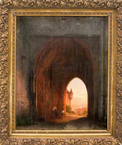 Friedrich Carl Mayer (1824-1903), Munich architecture painter, teacher of theSchools of arts and