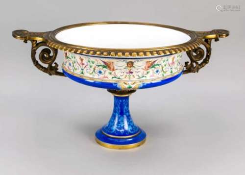 Large historicism centerpiece, 2nd half of the 19th century, in the style of theRenaissance,