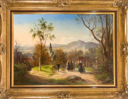 Eduard Stiegel (1818-1879), a Hessian landscape painter, studied landscape painting withFriedrich