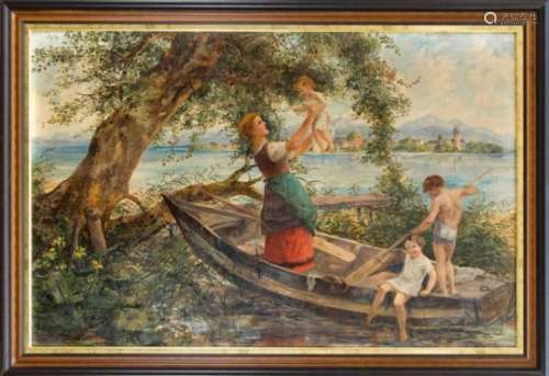 Hans Kaufmann (1862-1949), Munich landscape and Genre painter and illustrator, stud. atthe local
