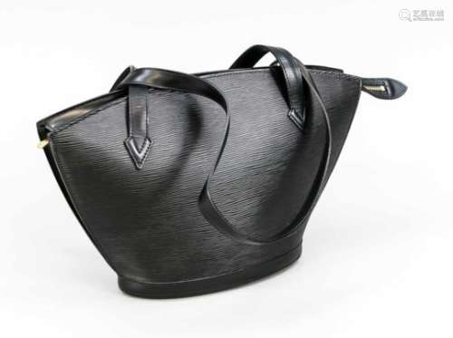 Louis Vuitton Handtasche Epi Noir Saint Jaques PM Small, Frankreich, 20. Jh.,