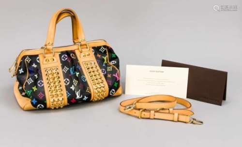 Louis Vuitton Handtasche Courtney MM Multicolor, Frankreich, 21. Jh., genarbtes Kalbsledermit buntem