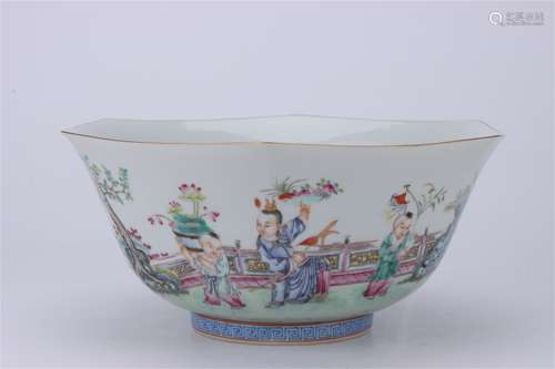 A Chinese Famille-Rose Porcelain Bowl