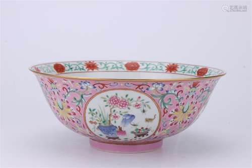 A Chinese Famille-Rose Porcelain Bowl