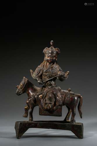 A Chinese Bronze Figure Statue