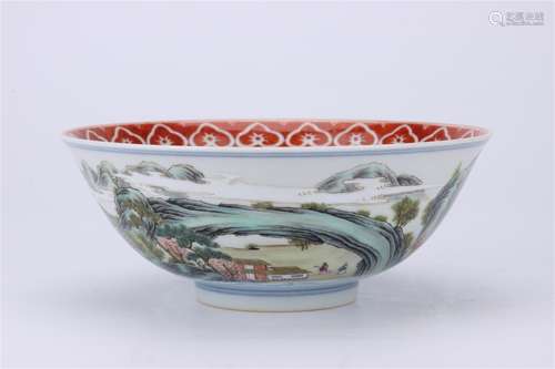 A Chinese Famille-Rose Porcelain Bowl