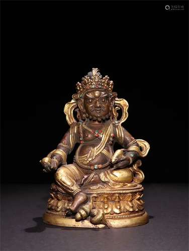 A Chinese Gilt Bronze Figure of Buddha