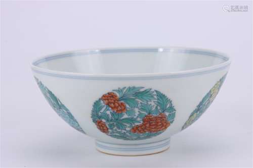 A Chinese Dou-Cai Porcelain Bowl