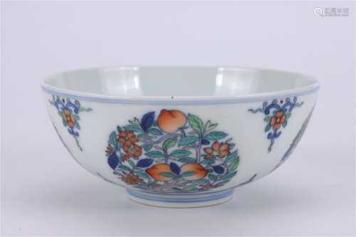 A Chinese Dou-Cai Porcelain Bowl