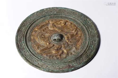 A Chinese Bronze Mirror