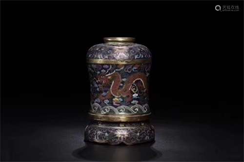 A Chinese Cloisonne Water Pot