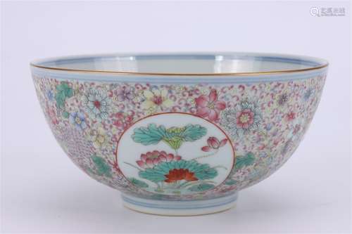 A Chinese Famille-Rose Porcelain Bowl