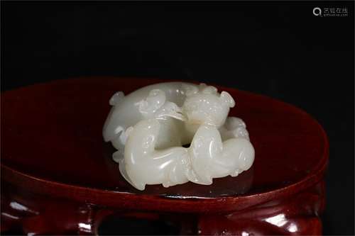 A Chinese Carved Jade Decoration