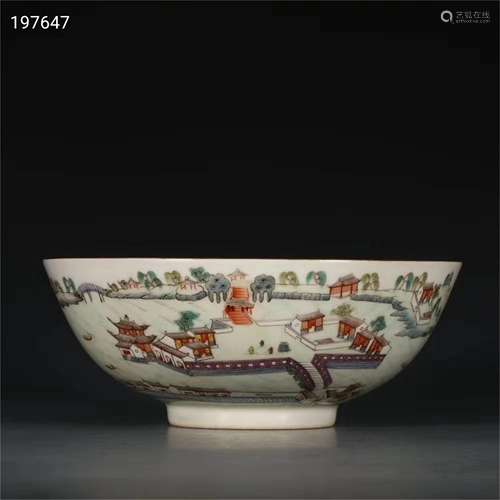 A Chinese Famille-Rose Porcelain Bowl