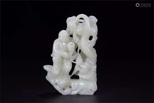 A Chinese Carved Jade Decoration