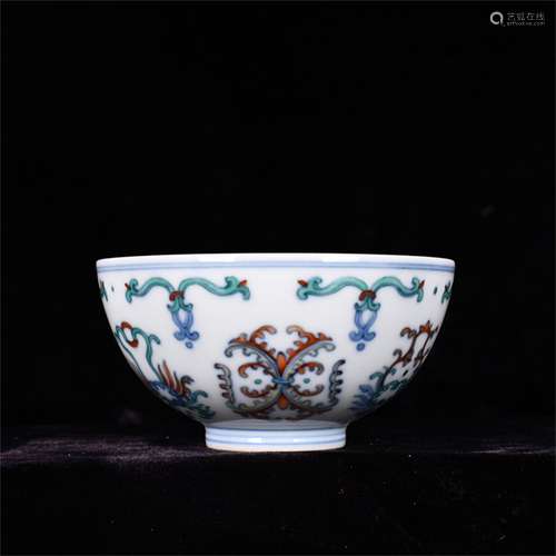 A Chinese Dou-Cai Porcelain Bowl