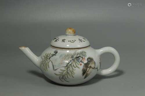 A Chinese Porcelain Teapot