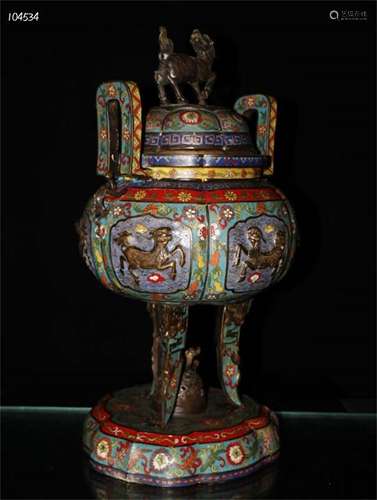 A Chinese Bronze Incense Burner